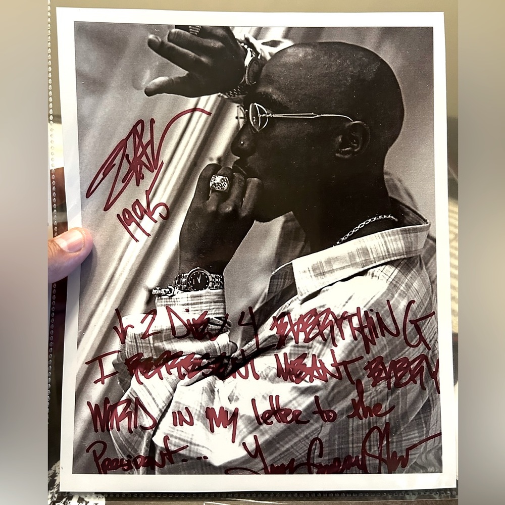 Tupac signed (reprint) ✍🏼
